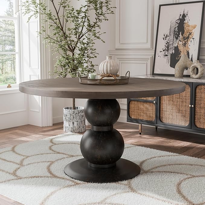 Furniture of America Lioren Modern 54-inch Round Dining Table by FurnitureofAmerica