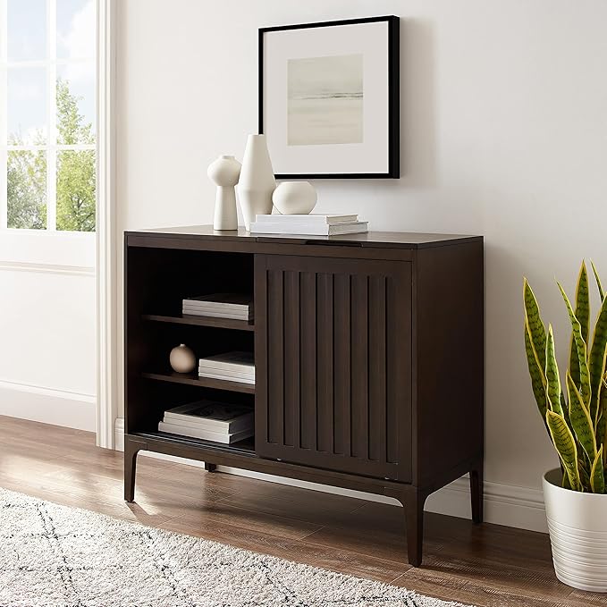 Crosley Furniture Asher Media Console and Record Player Stand - Image 11