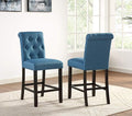 Roundhill Furniture Hendley Solid Wood Tufted Counter Height Stools by RoundhillFurniture