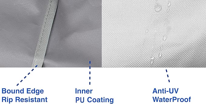 SIMPLE HOUSEWARE Patio V-Shaped Sectional Sofa Set Cover - Image 5