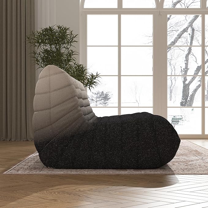Bean Bag Chair, Loveseat Fireside Chair Bean Bag Sofa Large Bean Bag Chair - Image 7