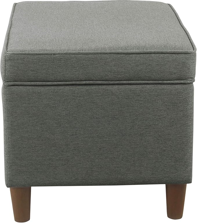 Home Decor | Dinah Collection Modern Storage Ottoman | Ottoman - Image 6