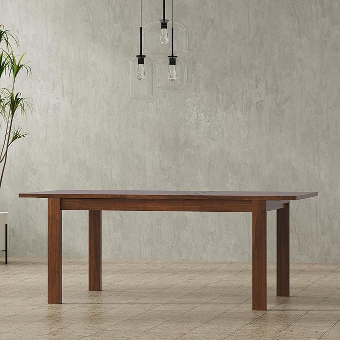 SIMPLIHOME Wilson Extendable Dining Table, Solid Wood Walnut Veneer, 60-76 x 36 - Image 20