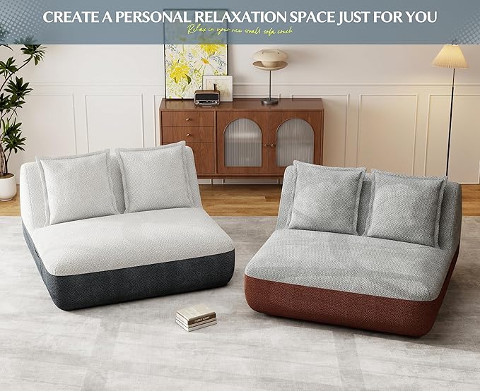 Hobestluk Small Sofa Couch Lounge Sofa Chair - Image 5