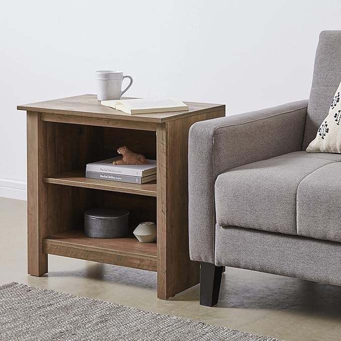 ROCKPOINT 70inch TV Stand Storage Media Console Entertainment Center, Rustic Oak - Image 6