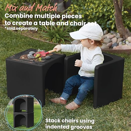 ECR4Kids Tri-Me Table and Cube Chair Set - Image 4