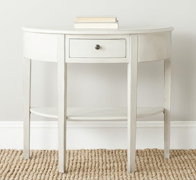 SAFAVIEH American Homes Collection Abram White Birch Console Table - Image 2