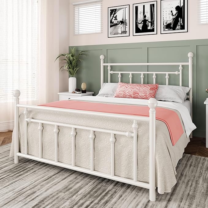 Allewie 14 Inch Full Size Metal Platform Bed Frame - Image 3