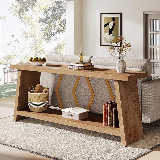 Tribesigns 70.86-Inch Long Sofa Table - Image 3