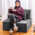 Folding Sofa Bed, Convertible Sleeper Chair by Cvortll