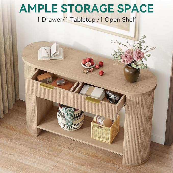 YITAHOME 47.2" Farmhouse Console Table - Image 3