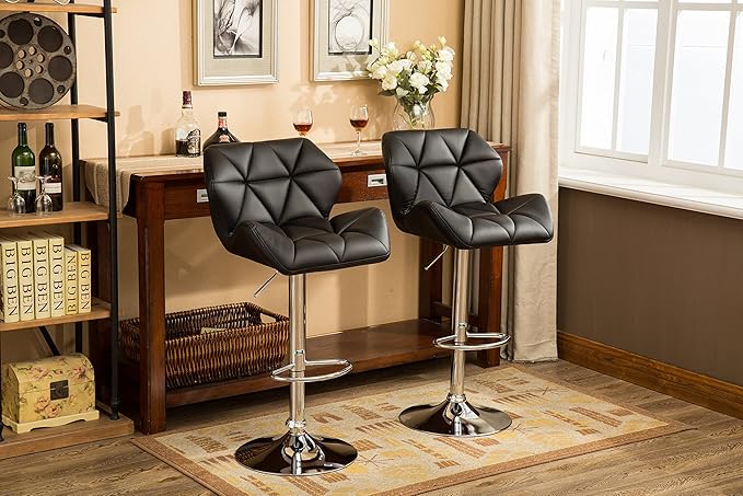 Roundhill Furniture Glasgow Contemporary Tufted Adjustable Height Hydraulic - Image 7