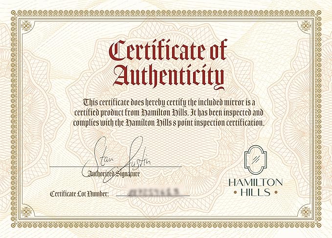 Hamilton Hills 22x30 inch Metal Bronze Frame Mirror - Image 7
