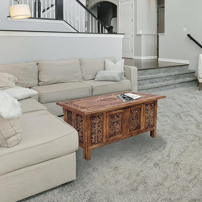 Lightnpro Handmade Wooden Coffee Table - Image 7