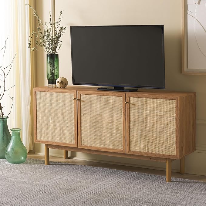 SAFAVIEH Aino TV Stand for up to 60" Flatscreen – Oak Brown by SAFAVIEH