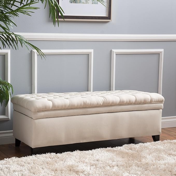 Ball & Cast 50" Upholstered Storage Ottoman - Image 6