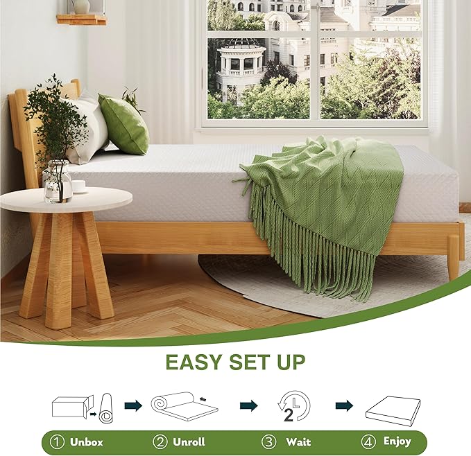 King Size Memory Foam Mattress, 12 Inch Bed Mattress in a Box - Image 6