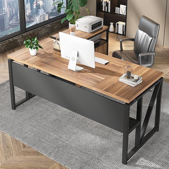Tribesigns 63" Executive Desk - Image 3