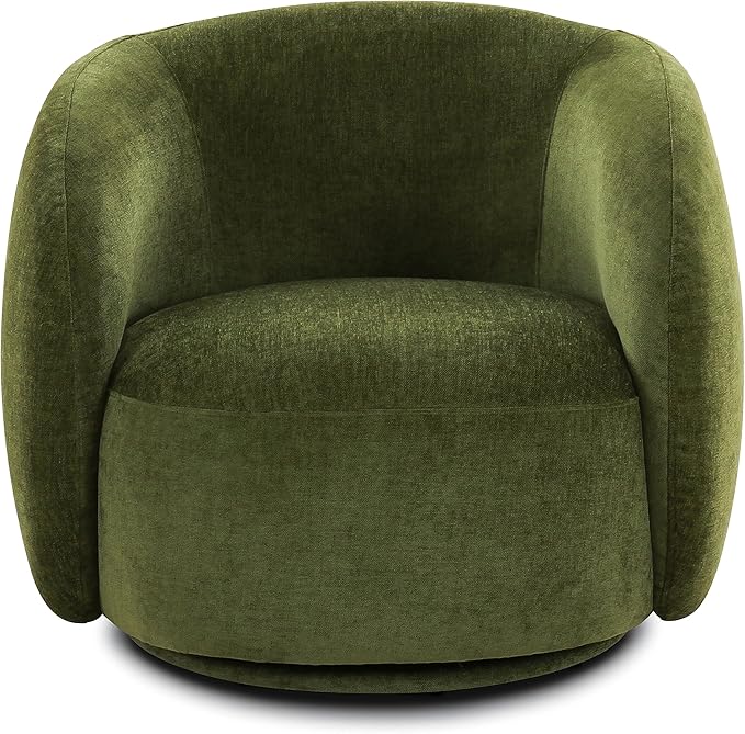 POLY & BARK Poole Lounge Chair in Distressed Green Velvet by POLYBARK