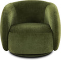 POLY & BARK Poole Lounge Chair in Distressed Green Velvet by POLYBARK