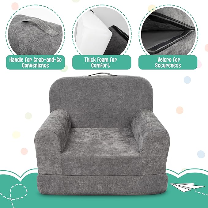 ParkaLounger Children's Sofa 2-in-1 Convertible Chair & Sleeper - Image 5