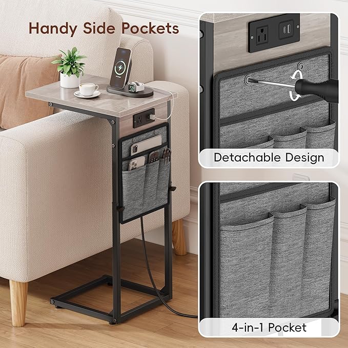 VAGUSICC C Shaped End Table - Image 6