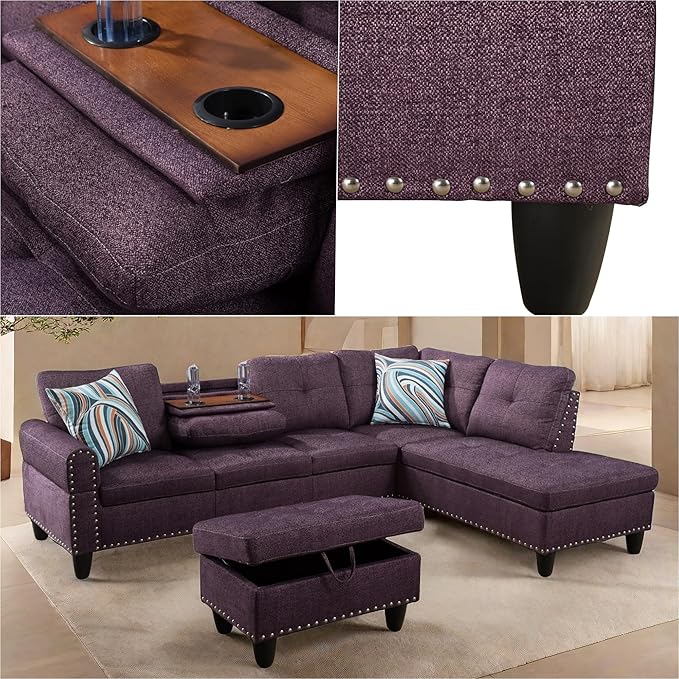 L Shaped Sectional Couches, Modular Sectional Sofa - Image 4