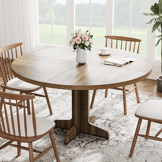 Garvee 47 Inch Round Dining Table - Image 7