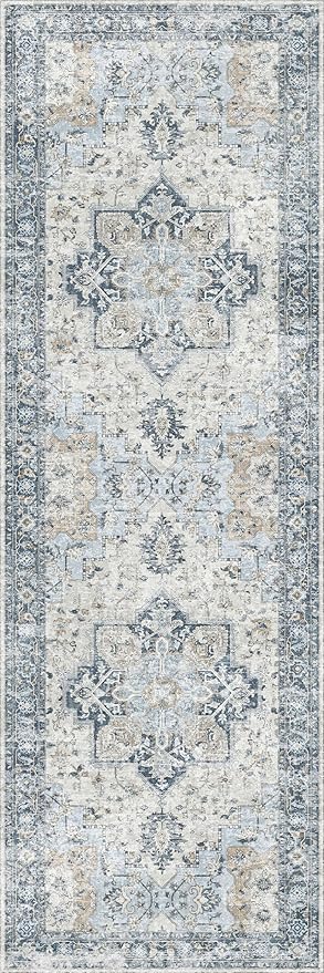 GENIMO Runner Rug 2x6, Machine Washable Runners, Non Slip Vintage Hallway - Image 8