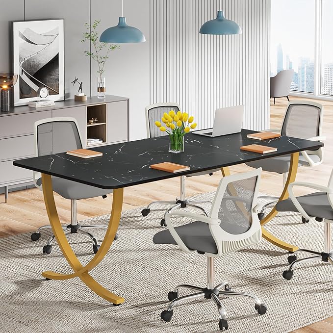 Tribesigns Executive Desk, 63” W x 31.5” D Large Office Desk, Modern Computer - Image 4