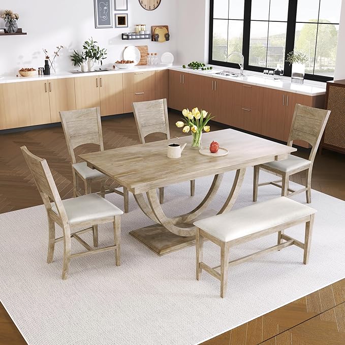 Ball & Cast 6 Piece Dining Table Set by BallCast