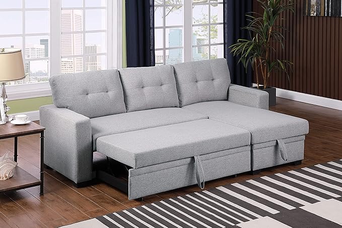 Devion Furniture Maison 4-in-1 Convertible L Shaped Couch - Image 7