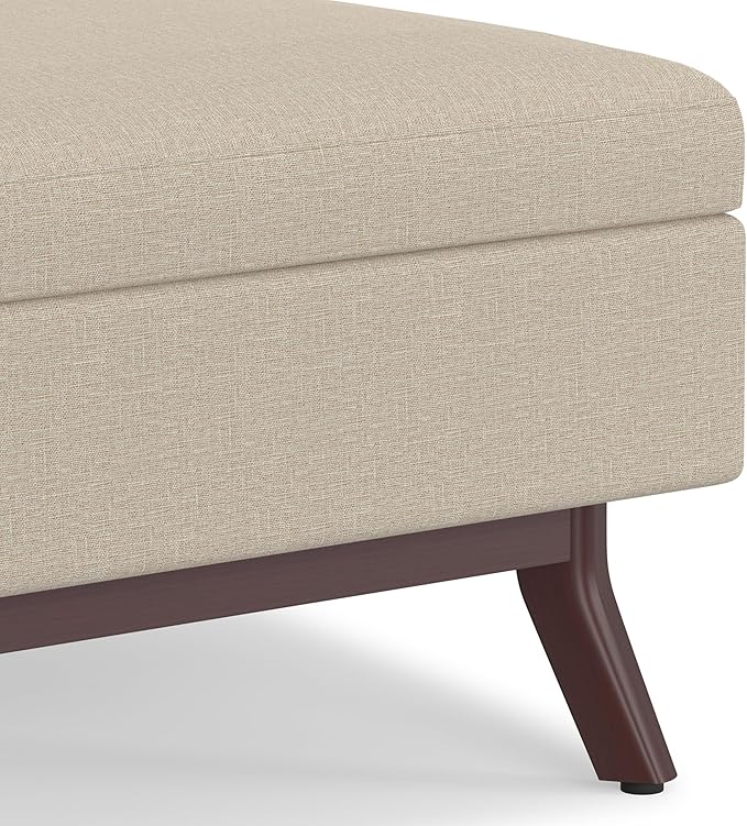 SIMPLIHOME Owen 34 inch Wide Mid Century Modern Rectangle Coffee Table Storage - Image 12