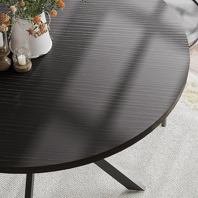 ChooChoo 47.2 Inch Round Dining Table - Image 5