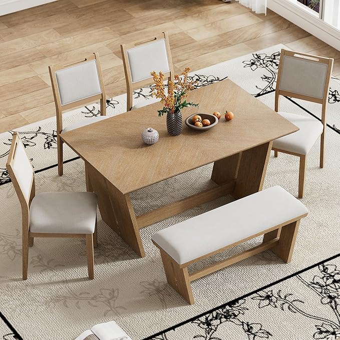 Ball & Cast 6-Piece Dining Table Set - Image 3