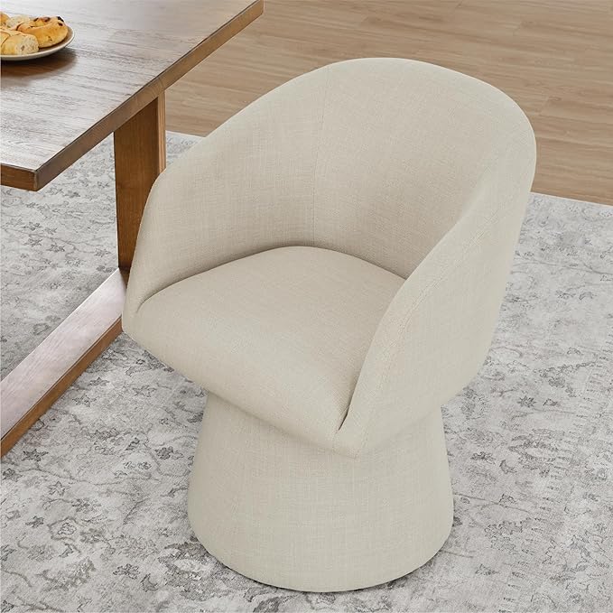 Swivel Dining Chairs Modern Accent Armchair Side Deskchair - Image 9