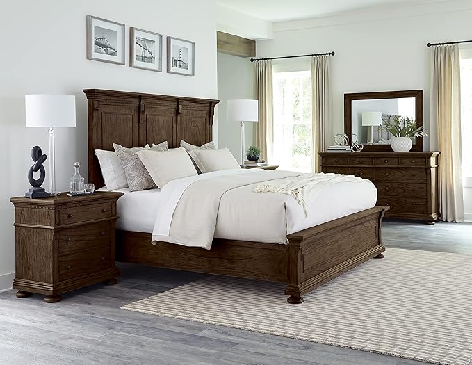 Hekman Furniture Mirror Wooden Finish, Solid Wood & Veneers Material Rectangle - Image 2