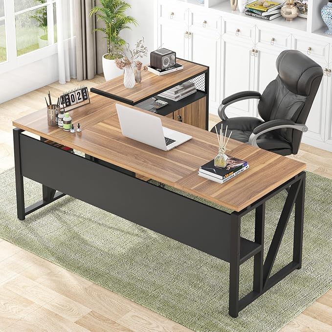 Tribesigns 63" L Shaped Desk by Tribesigns