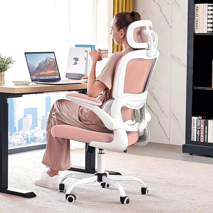 TRALT Office Chair Ergonomic Desk Chair, 330 LBS Home Mesh Office Desk Chairs by TRALT