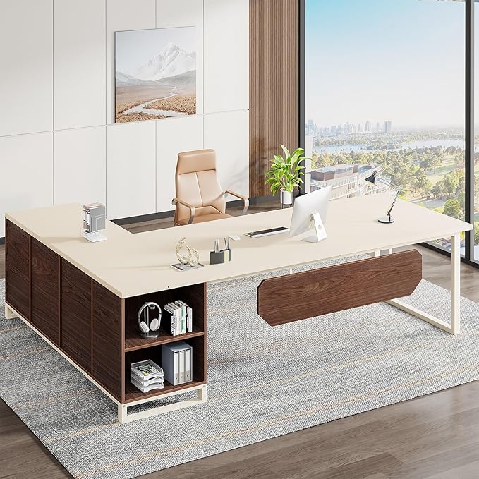 Tribesigns 70.8" Executive Desk - Image 3