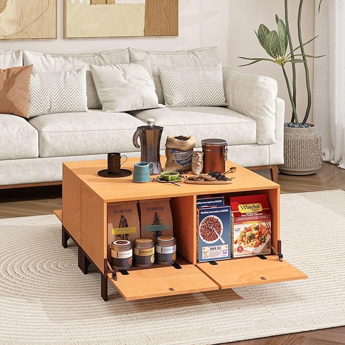 Sebastack Coffee Table, Expandable Entertainment Center and Media Console - Image 5
