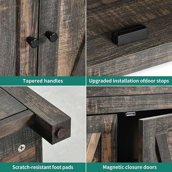 YITAHOME Farmhouse Sideboard Buffet Cabinet - Image 4