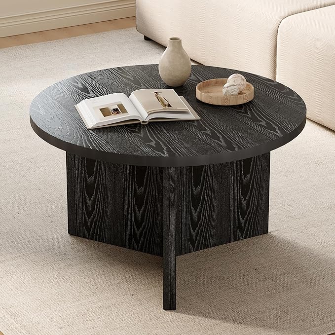 Luoxiao Small Round Coffee Table by Luoxiao
