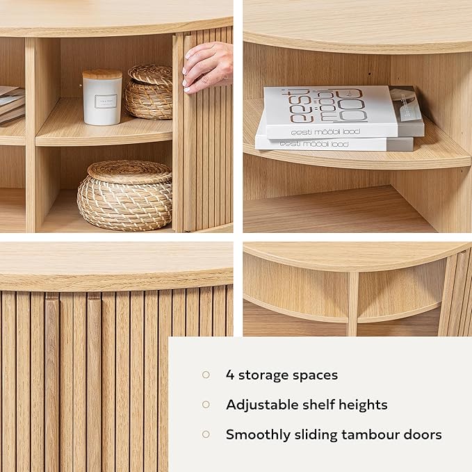 WERMO 35'' Round Coffee Table - Image 3