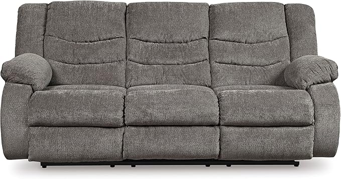 Signature Design by Ashley Tulen Modern Manual Pull Tab Reclining Sofa - Image 8