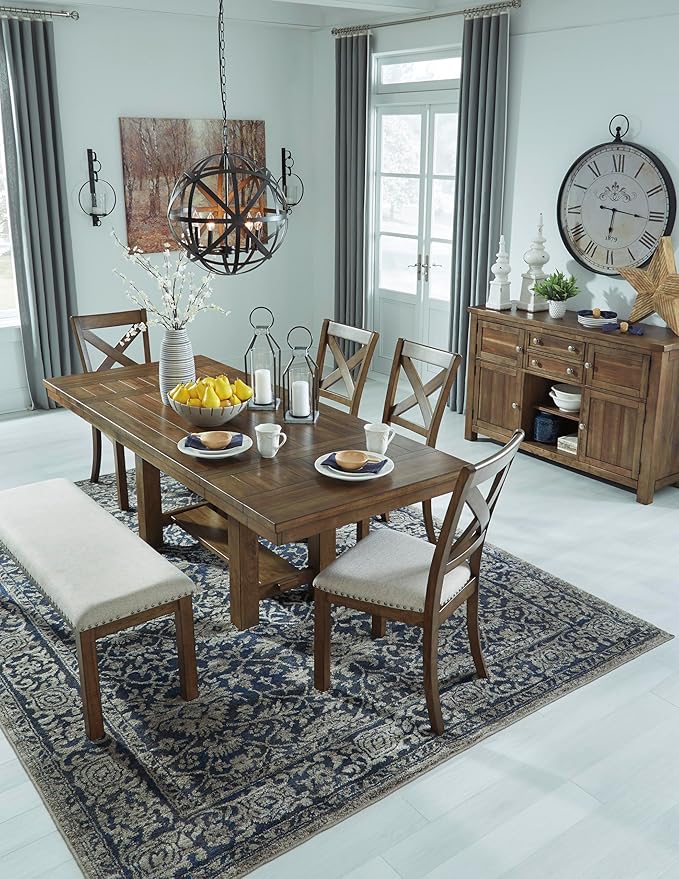Signature Design by Ashley Moriville Farmhouse 36” x 30” Dining Extension Table - Image 18