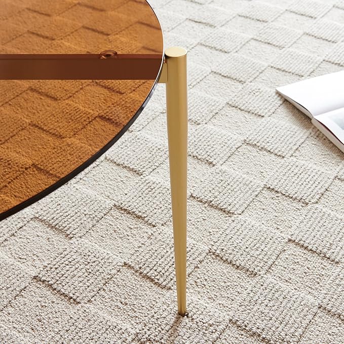 Shrine Round Tempered Glass Table, Circle Glass Top - Image 9