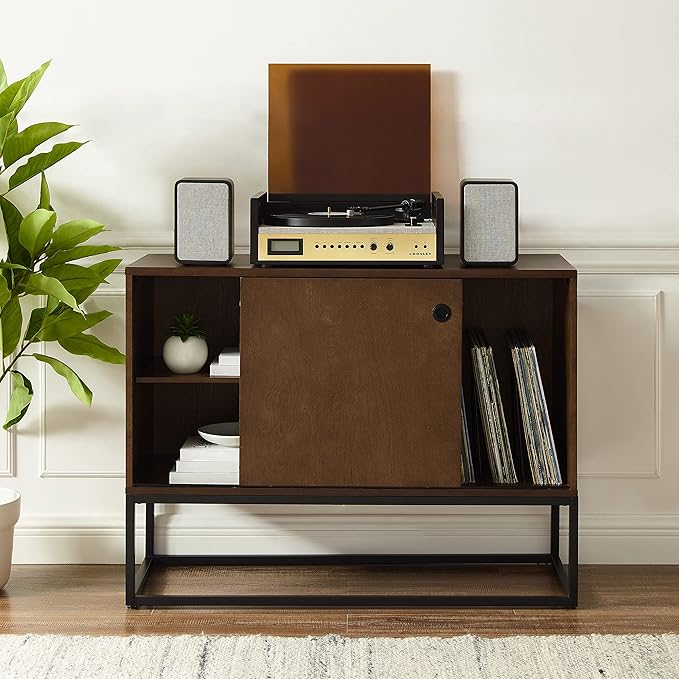 Crosley Furniture Byron Media Console and Record Player Stand - Image 11