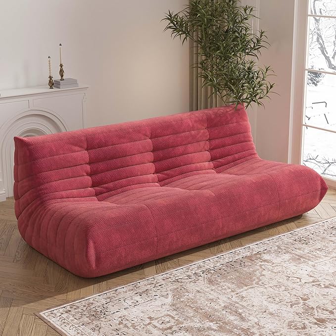 Big Bean Bag Chairs for Adults, 3 Seater Large Bean Bag Sofa, Fireside Chair - Image 3
