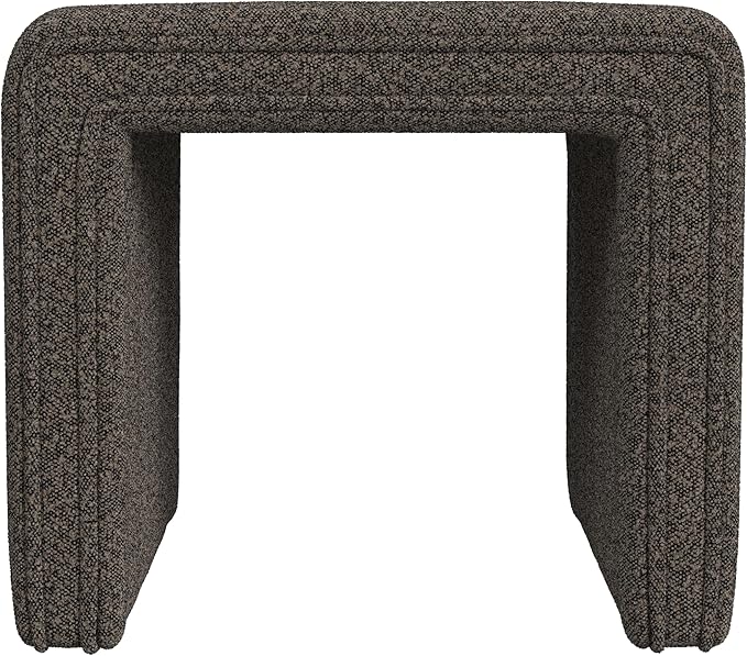 HomePop Modern Channel Tufted Ottoman Home Décor|Ottoman by HomePop